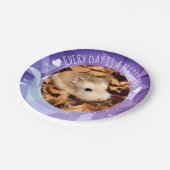 Hammyville - Niedlicher Robo Hamster Blessing Pappteller (Schrägansicht)