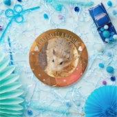 Hammyville - Niedlicher Robo Hamster Blessing Pappteller (Party)