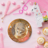 Hammyville - Niedlicher Robo Hamster Blessing Pappteller (Party)