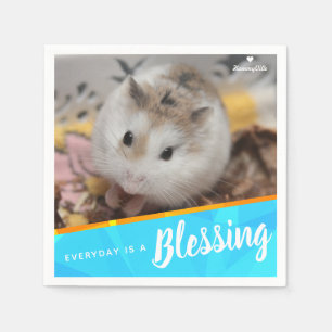 Hammyville - Niedlicher Robo Hamsters Segen Serviette