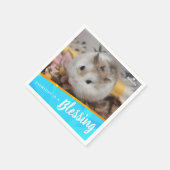 Hammyville - Niedlicher Robo Hamsters Segen Serviette (Ecke)