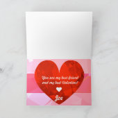 HammyVille - niedlicher Robo HamsterValentine Feiertagskarte (Innenseite)