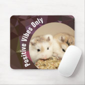 HammyVille - Nur Niedliche Hamster Positive Vibes Mousepad (Mit Mouse)