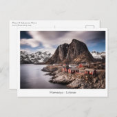 Hamnoy Lofoten Postkarte (Vorne/Hinten)