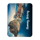 Hamnøy Norway stylized Magnet (Vertikal)