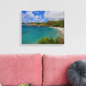 Hamoa Beach Hawaii Leinwand Mauer (Insitu (Wohnzimmer))