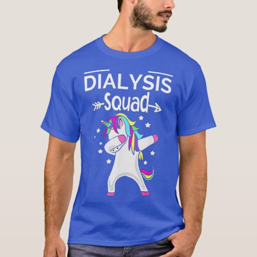Hämodialyse Squad Dialyse Bewusstsein T-Shirt (Vorderseite)