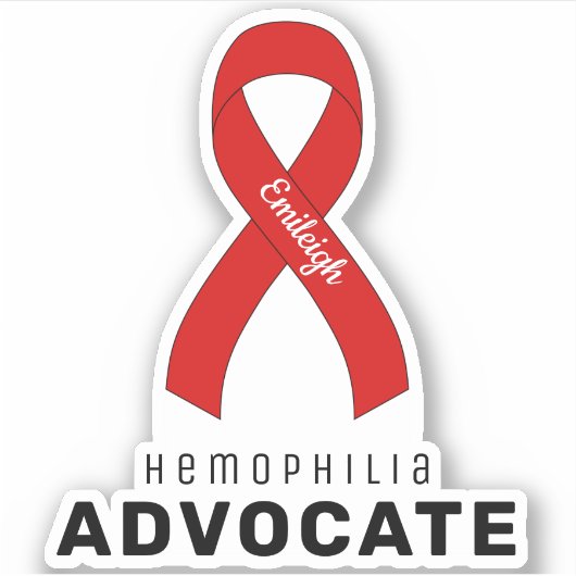 Hämophilie Advocate Vinyl Sticker (Vorderseite)