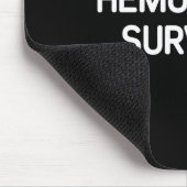 Hämorrhoiden-Überlebender, Lustig, Witze, Sarkasti Mousepad (Ecke)