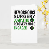 Hämorroide Überlebende Operation Erholung Geschenk Karte (Gelbe Blume)