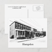 Hampden Postkarte (Vorne/Hinten)