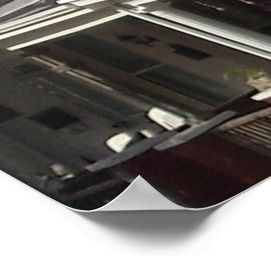 Hampden Rowhouse Large Poster (Ecke)