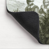 Hampden verwundete an Chalgrove Feld Mousepad (Ecke)