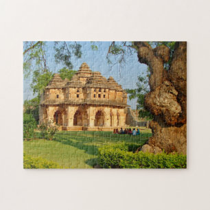 Hampi Dorf und Tempelstadt Karnataka. Puzzle