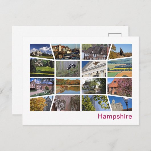 Hampshire 2 postkarte (Vorne/Hinten)