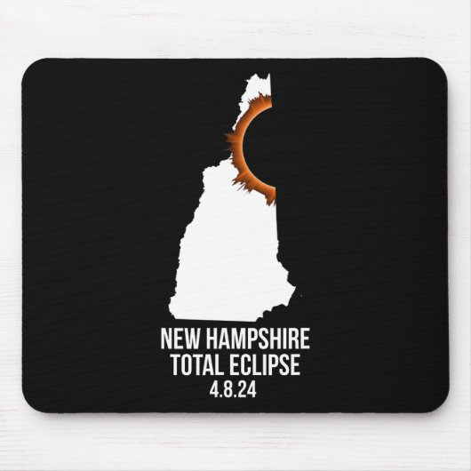 Hampshire Eclipse Idea Men#39;s New Hampshire Tota Mousepad (Vorne)