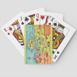 Hampshire & Isle of Wight Karte Spielkarten