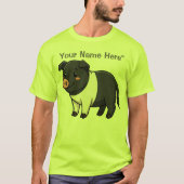 Hampshire-Schwein T-Shirt (Vorderseite)