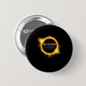 Hampshire Total Solar Eclipse America April 04.08. Button (Vorne & Hinten)
