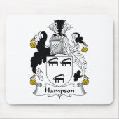 Hampson Familienwappen Mousepad (Vorne)