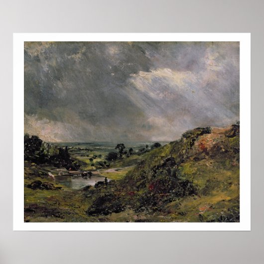 Hampstead Heath, Branch Hill Pond, 1828 Poster (Vorne)