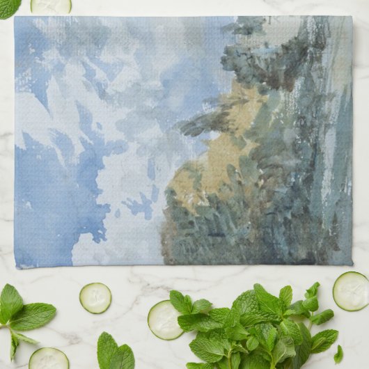 Hampstead Heath (London, England) Geschirrtuch (Gefaltet)