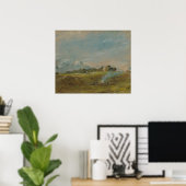 Hampstead Heath mit einem Feuer - Constable Poster (Heimbüro)