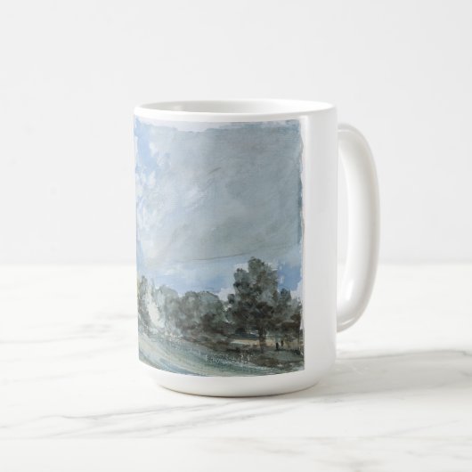 Hampstead Heath (von John Constable) Kaffeetasse (VorderseiteRechts)