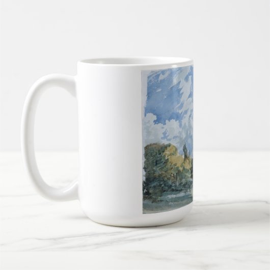 Hampstead Heath (von John Constable) Kaffeetasse (Links)