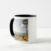 Hampstead Heide, der in Richtung Egge, 1821 blickt Tasse (Vorderseite Links)