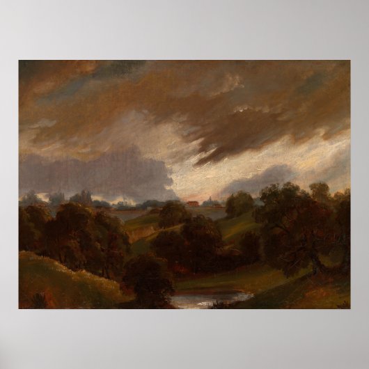 Hampstead, Stormy Sky - John Constable Poster (Vorne)