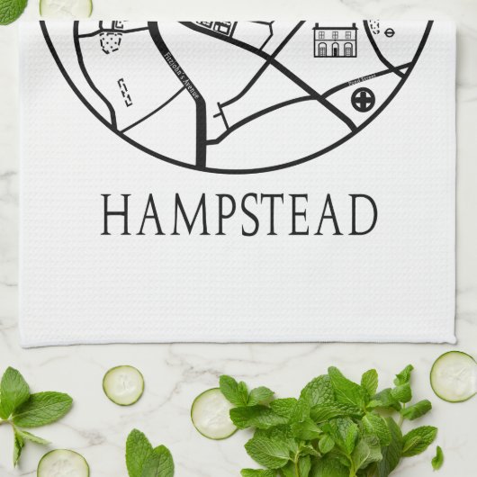 Hampstead Tea Towel Geschirrtuch (Gefaltet)