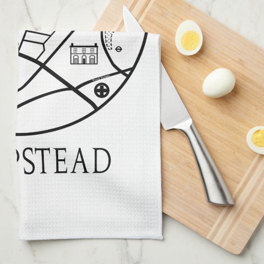 Hampstead Tea Towel Geschirrtuch (Viertel Falte)