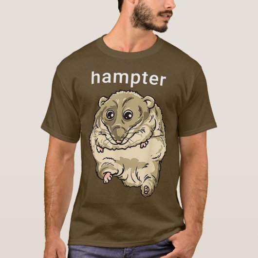 Hampter Funny Hamster Dank Meme T-Shirt (Vorderseite)