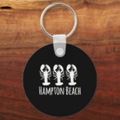 Hampton Beach New Hampshire Lobster Nautical Coast Schlüsselanhänger (Vorderseite)