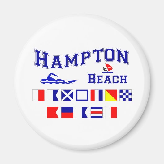 Hampton Beach, NH Magnet (Vorne)