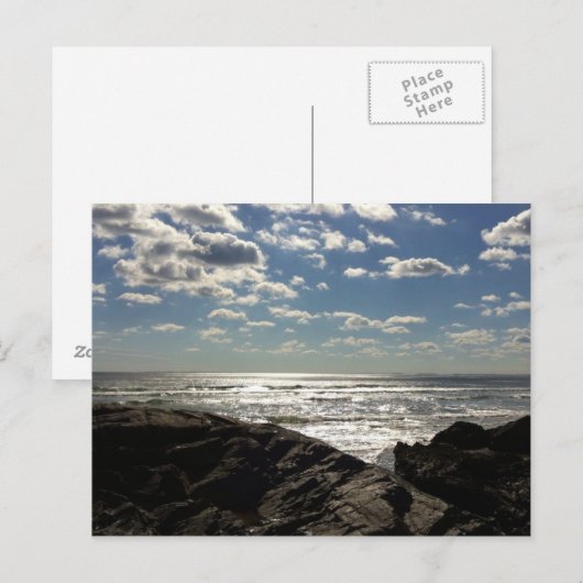 Hampton Beach NH Postkarte (Vorne/Hinten)