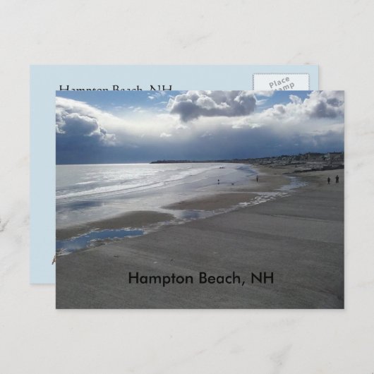 Hampton Beach Postkarte (Vorne/Hinten)