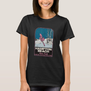 Hampton Beach Staat Park New Hampshire Vintag Tra T-Shirt