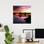 Hampton Beach Sunset Poster (Heimbüro)