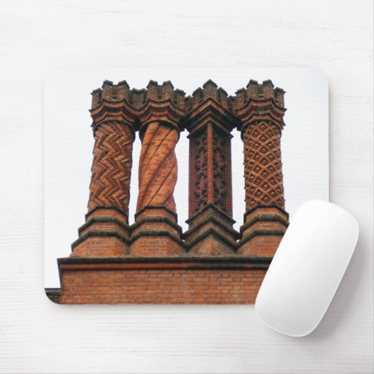 Hampton Court Chimneys Mousepad (Mit Mouse)