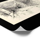 Hampton Court Leinwand Poster (Ecke)