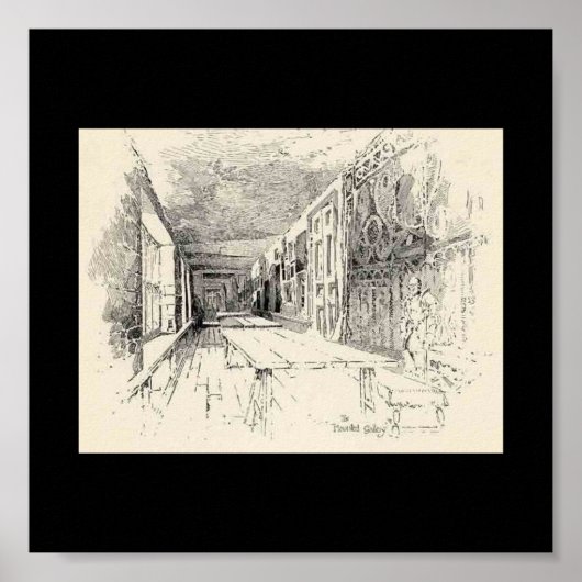 Hampton Court Leinwand Poster (Vorne)