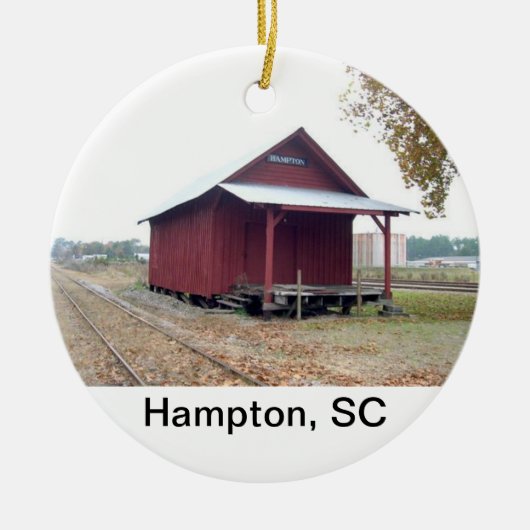 Hampton-Depot Keramik Ornament (Vorne)