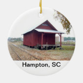 Hampton-Depot Keramik Ornament (Hinten)