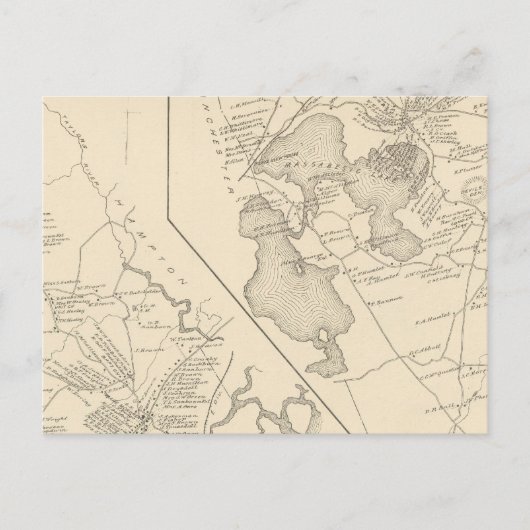 Hampton Falls, Auburn Postkarte (Vorderseite)