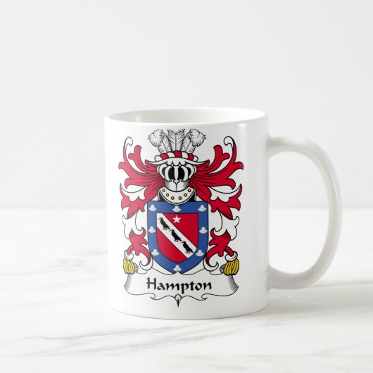 Hampton-Familienwappen Kaffeetasse (Rechts)
