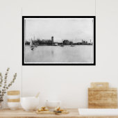 Hampton-Institut Campus in Virginia 1899 Poster (Küche)