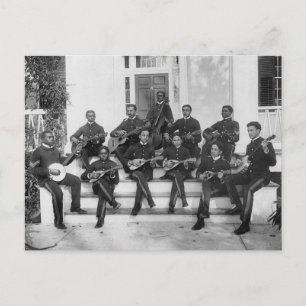 Hampton Institute Musicians, 1890er Postkarte