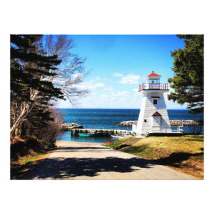 Hampton Lighthouse Bridgetown Nova Scotia Kanada Fotodruck